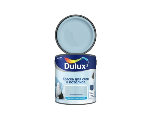 Dulux Небесно-Голубой краска водно-дисперсионная для стен и потолков матовая