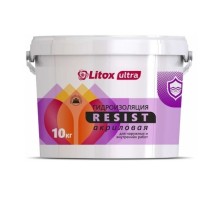 Гидроизоляция акриловая Litox Ultra Resist 10 кг