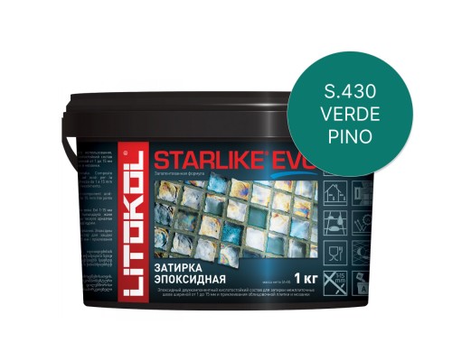 Эпоксидная затирка S430 Starlike EVO Verde Pino